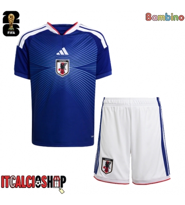 Giappone Prima Maglia Bambino Mondiali 2026 Manica Corta (+ Pantaloni corti)